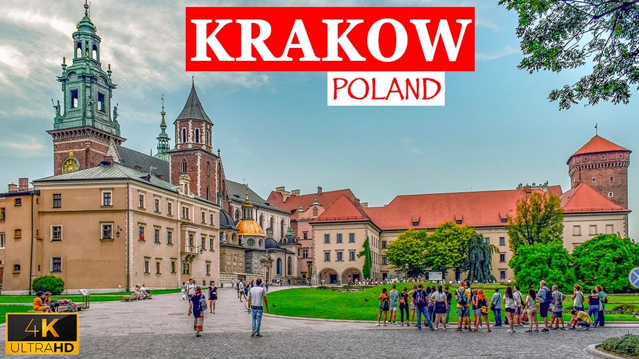Краков, Польша 🇵🇱 Прогулка по красивому району Вавельского замка | Октябрь 2023 г. | 4к видео