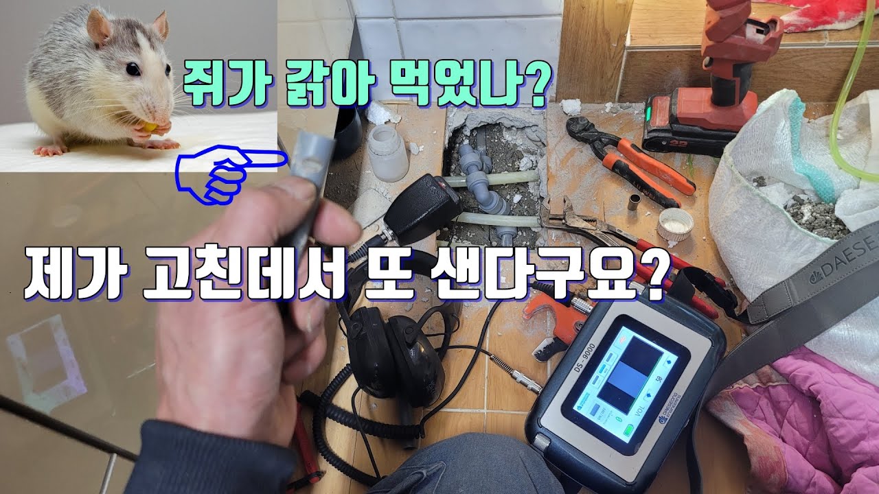 작년에 누수 고쳤는데 또 샌다구요? 만약 그렇다면 A/S 해드릴께요