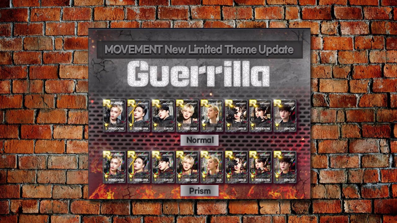[Superstar ATEEZ] 🎮 full collected LE theme : Guerrilla🎭🧱