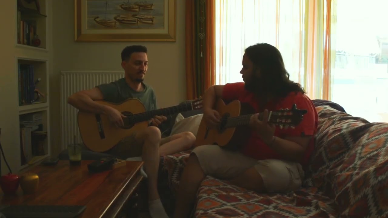 Fly me to the moon, guitar duet cover by Rafail Louloudis and Christos P. Sela