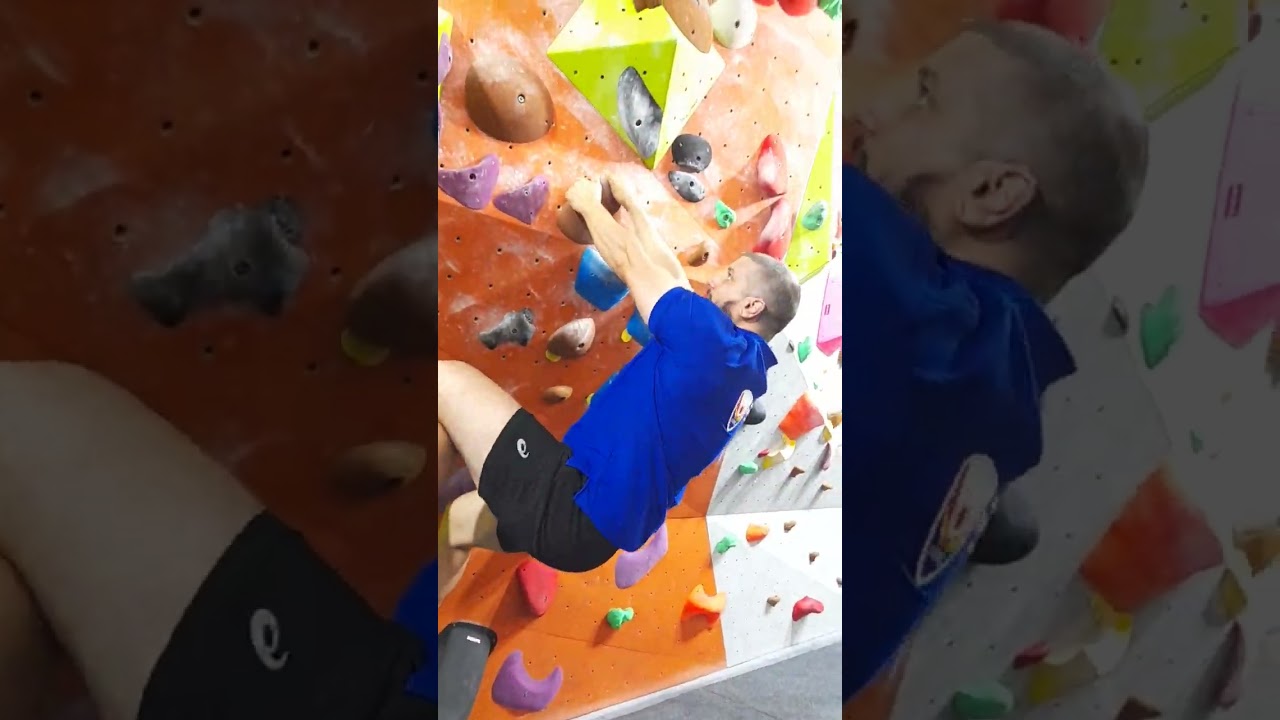 Bouldering with VERTIGO...🧗&zwj;♂️😲 #10 Robb tries BOULDERING #shorts