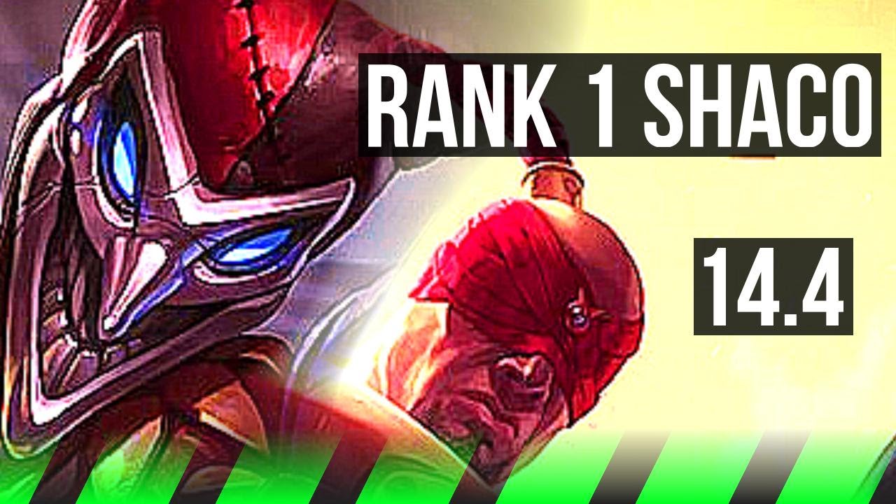 SHACO vs LEE (JNG) | Rank 1 Shaco, 66% winrate, Godlike | TR Challenger | 14.4
