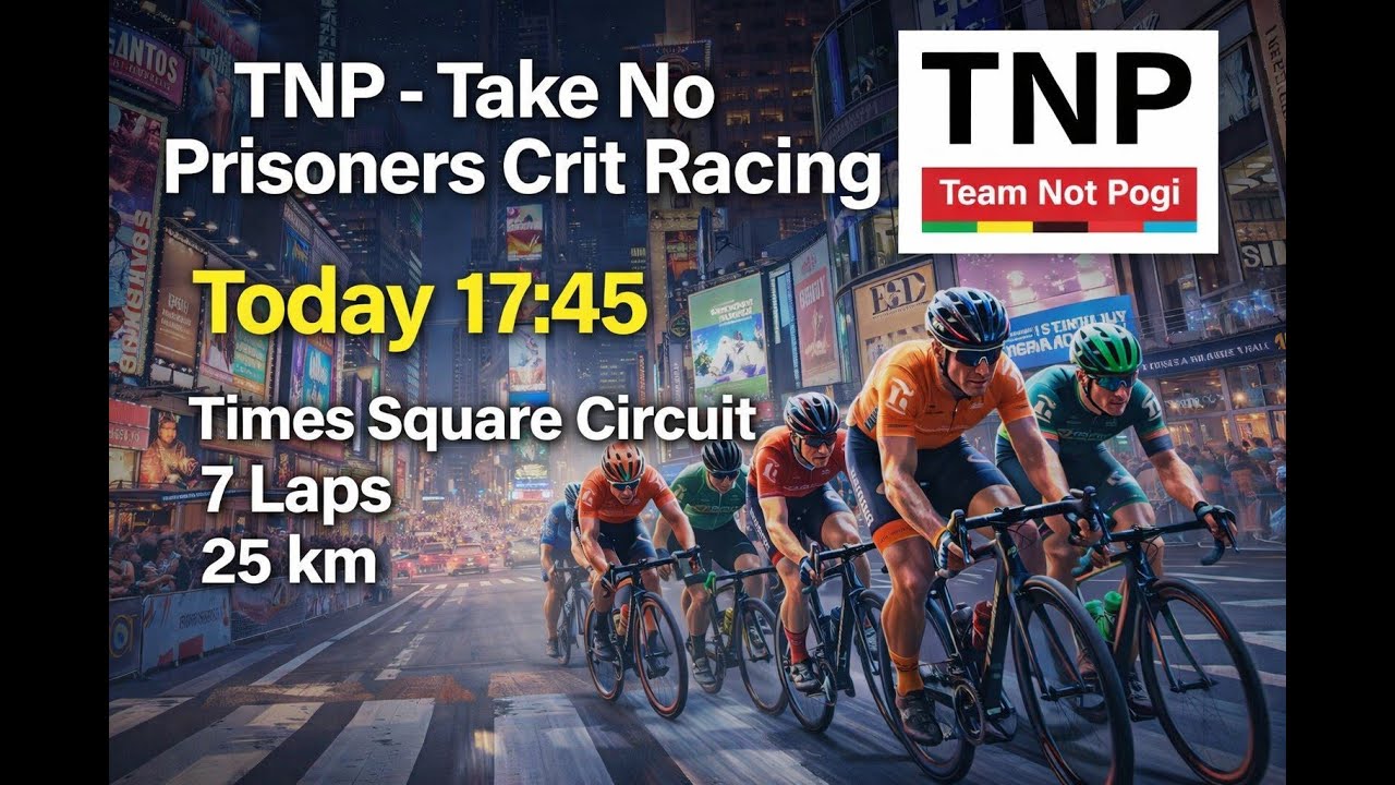 Zwift Crit Racing LIVE 🔴 | TNP Take No Prisoners | Times Square Circuit | RideandRazz