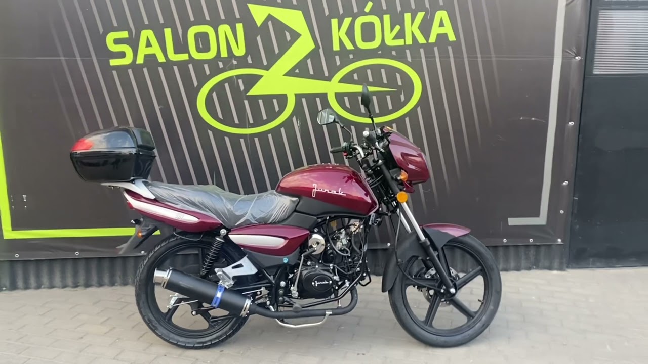 Motorower Junak 49CC 901 - prezentacja i uruchomienie #salon2kolka