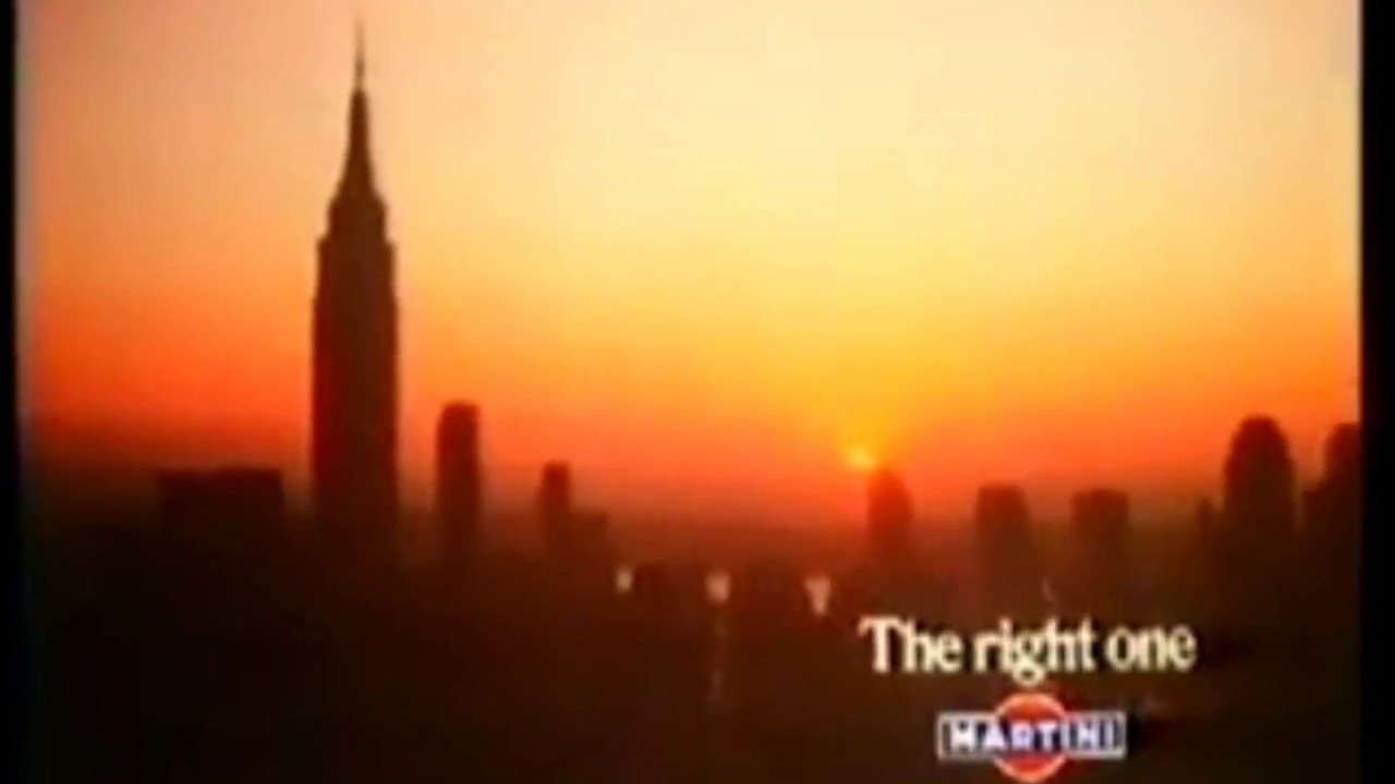 MARTINI the right one TV ADVERT early 1980s  sexy waitdress delivering drink THAMES TV HD