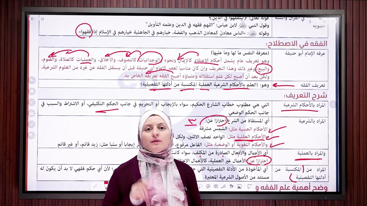 المحاضرة الأولي في مادة الفقة الحنفي للفرقة الأولي [ منصة أهل القانون _ د / إيمان مصطفي ] 