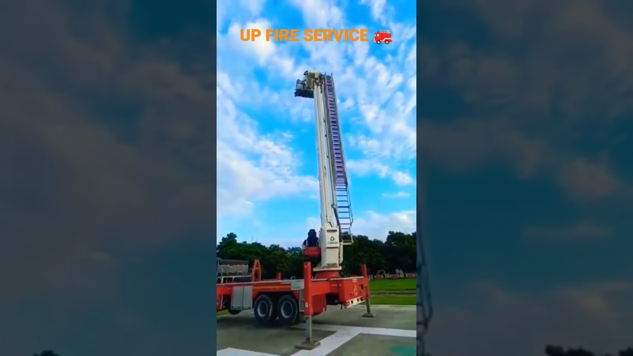 UP FIRE SERVICE 🚒 #hydraulicplatform #hydraulic #fireservice #rtc #shorts #viral #motivation #upp
