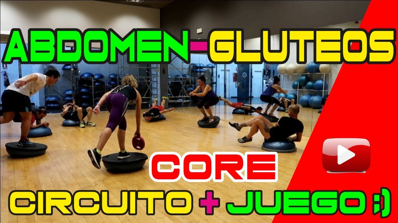 Ejercicios para trabajar el core: abdomen glúteos y propiocepción con bosu