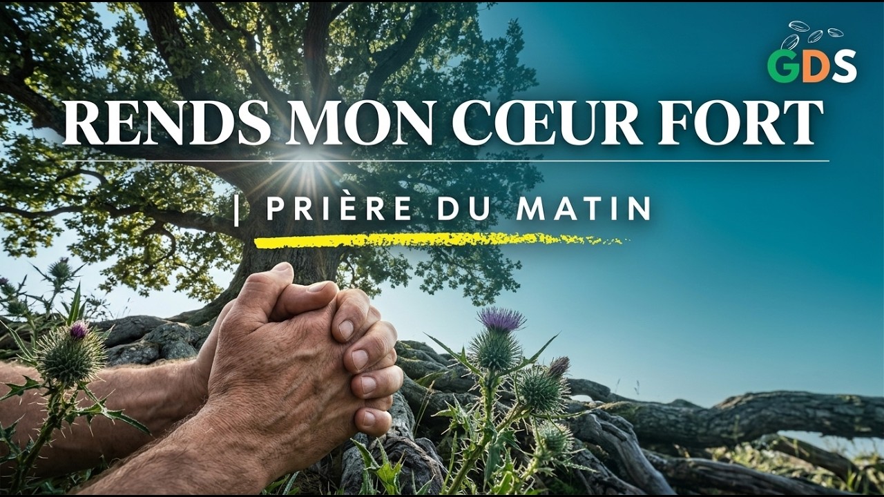 Prière du matin |Fortifie ton cœur avec la présence de Dieu ce matin