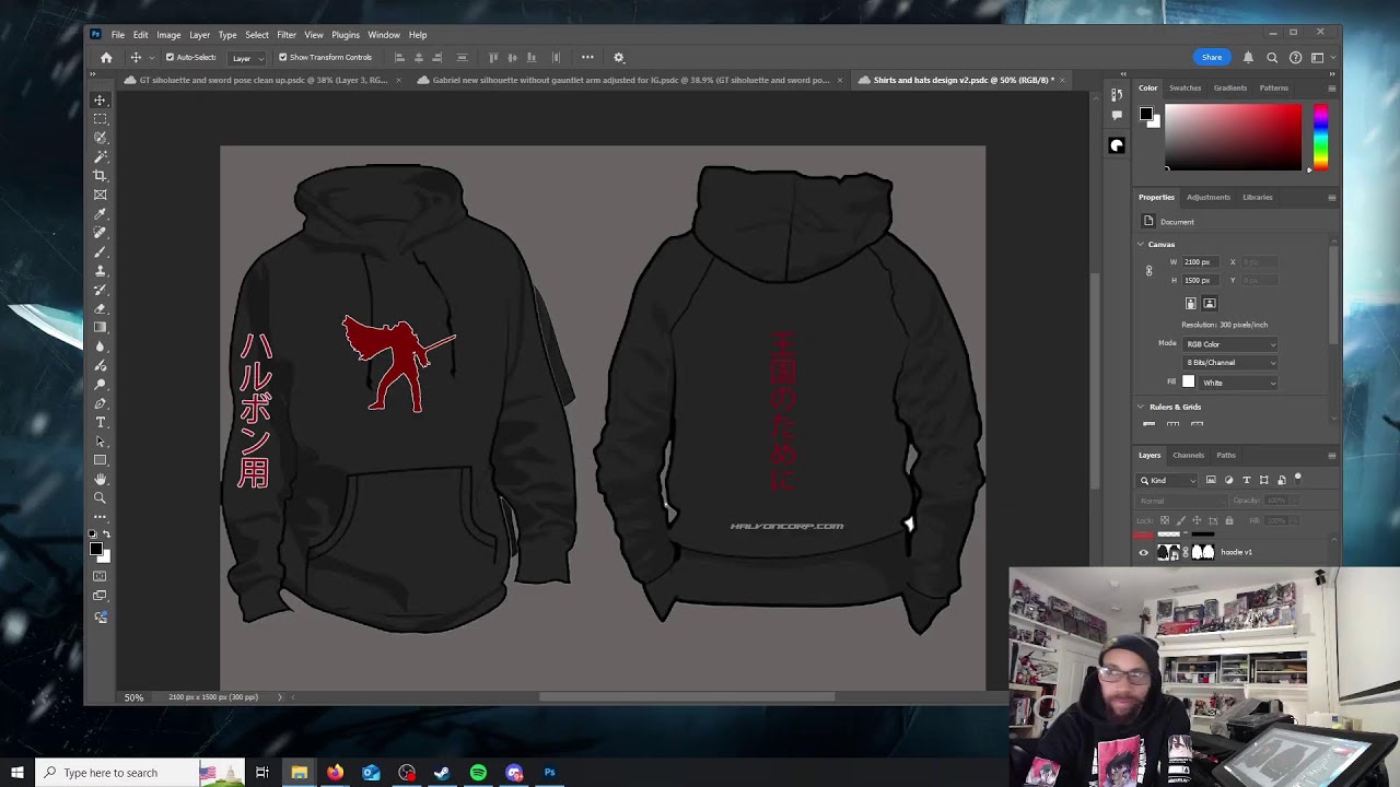 Photoshop work and vibes