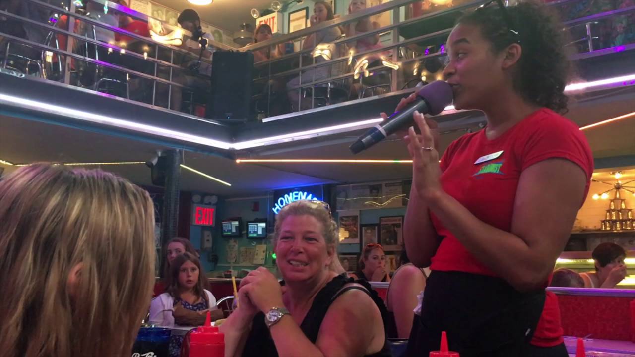 Respect at Ellen's Stardust Diner NYC