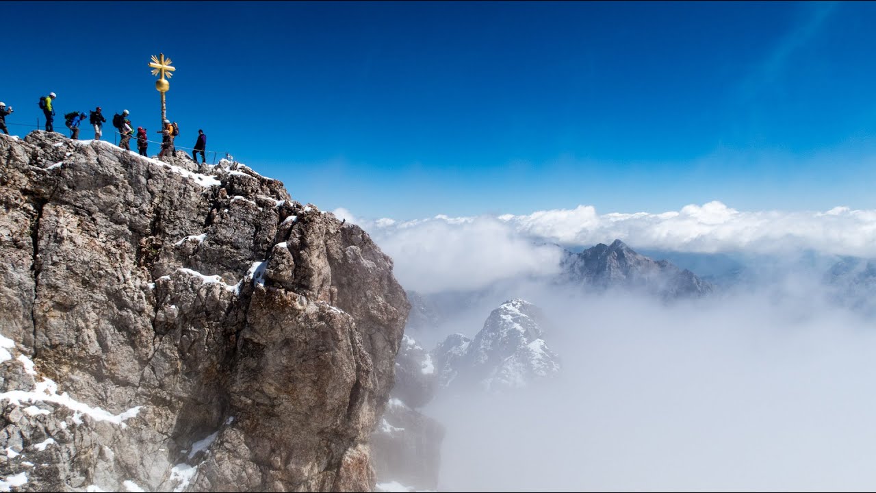 Wanderung auf die Zugspitze - von Garmisch übers Reintal, Reintalangerhütte, Knorrhütte