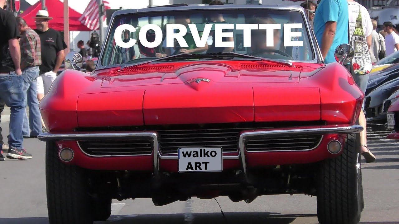 WOW! CORVETTE -Treffen Motorworld Region Stuttgart / CORVETTE meeting Böblingen 2016 - 4K VIDEO