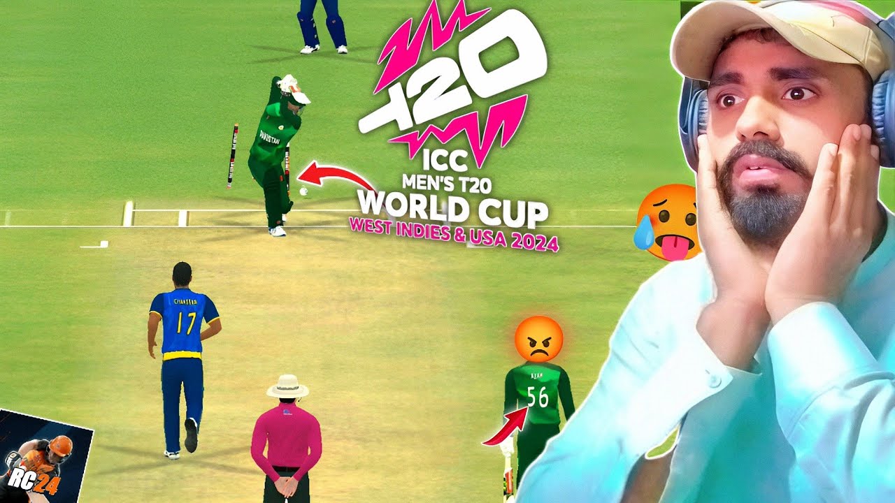 THIS MATCH DECIDE FOR *SEMI FINAL*😱 PAKISTAN VS SRI LANKA | T20 World cup 2024 | RC24 Gameplay