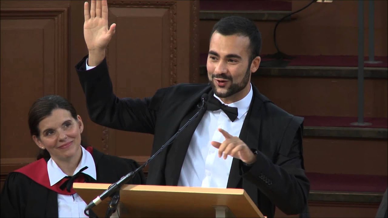 Saïd Business School, University of Oxford - MBA 2014 Graduation Speech (Abdalla Nader Abuarjah)