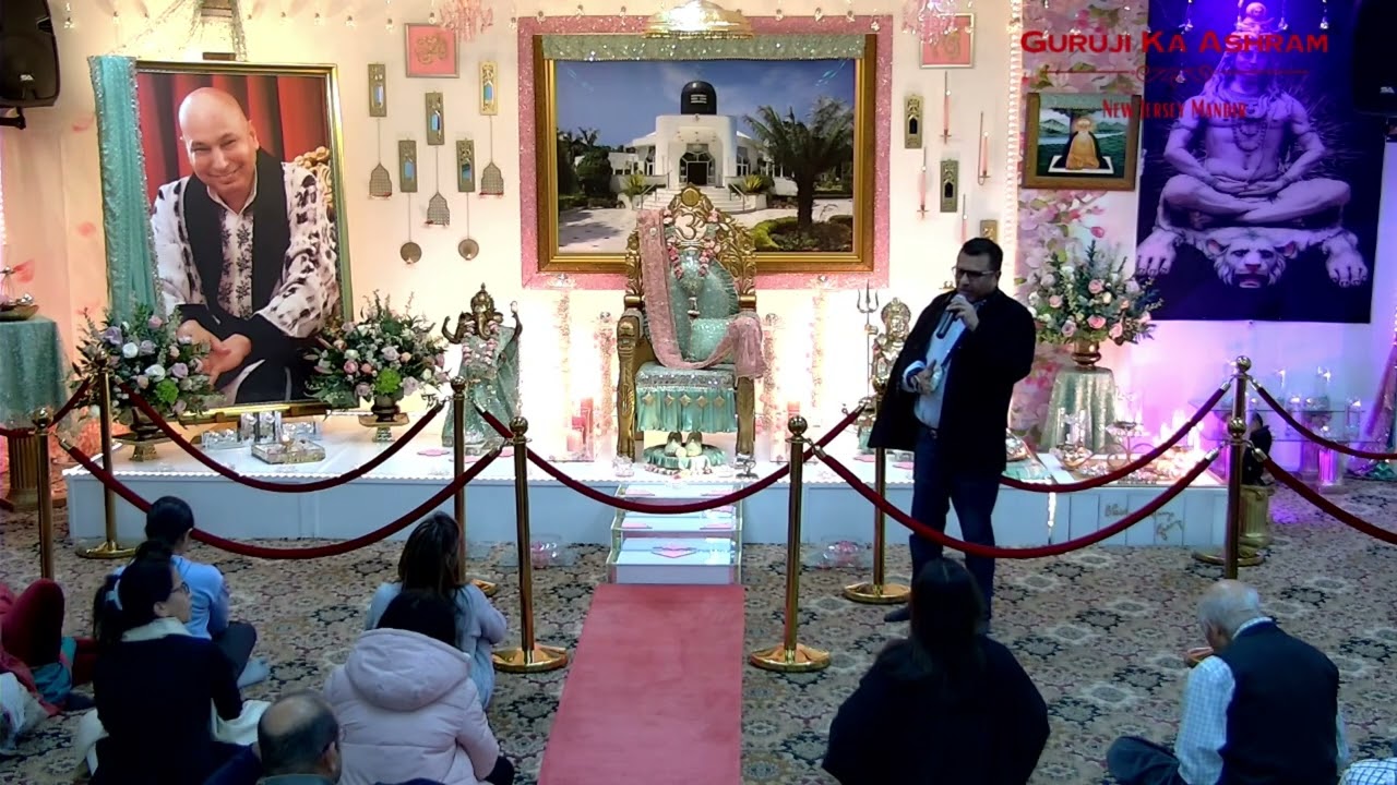 Satsang By Aman Uncle - Guruji Ka Ashram - New Jersey - USA - Somerset Temple