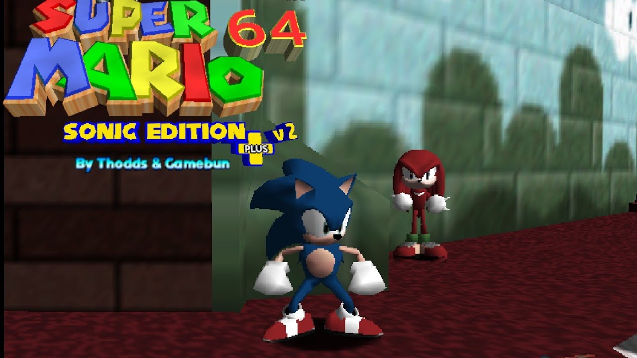 Super Mario 64 Sonic Edition Hack 