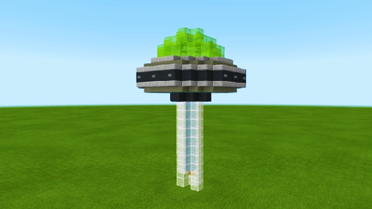Minecraft: How To Make A UFO Hidden Base