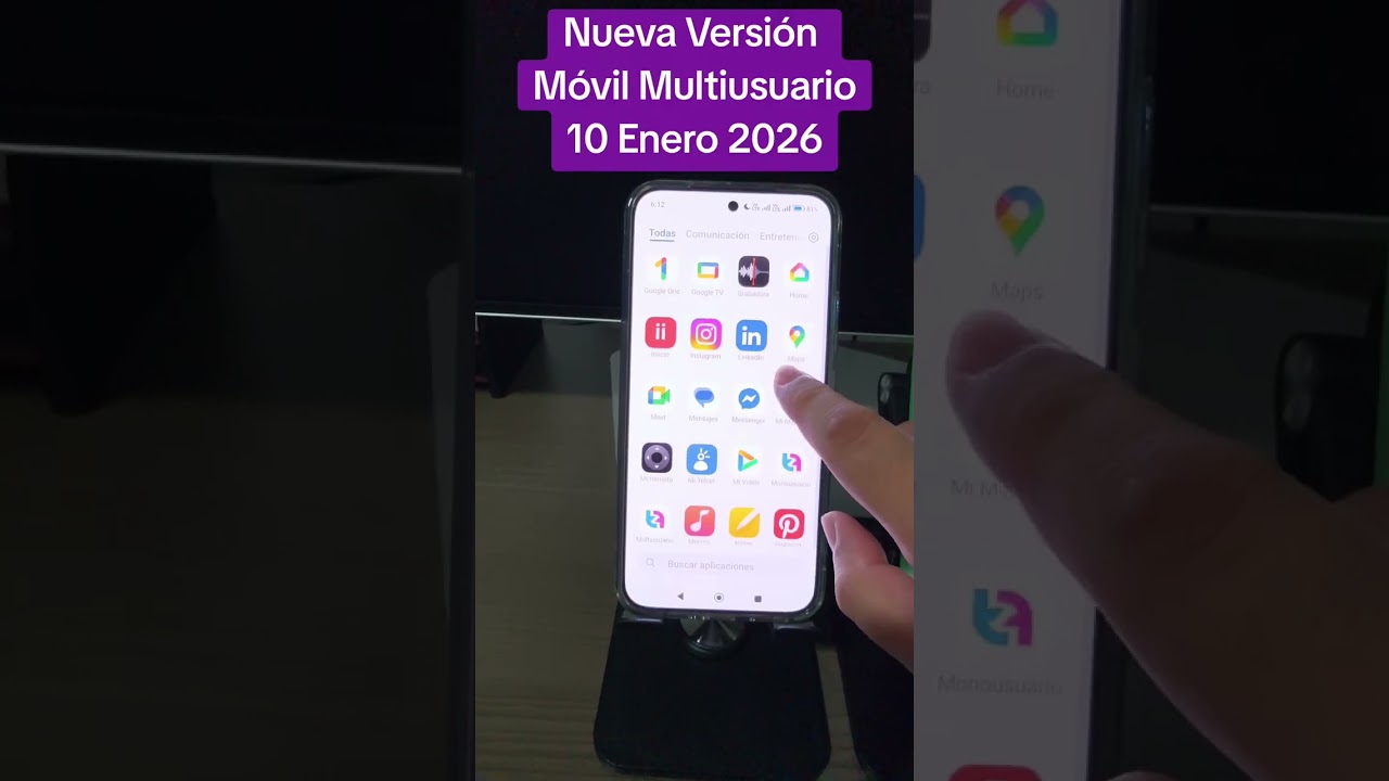 #versión #móvil multiusuario liberada el 10 de Enero 2026