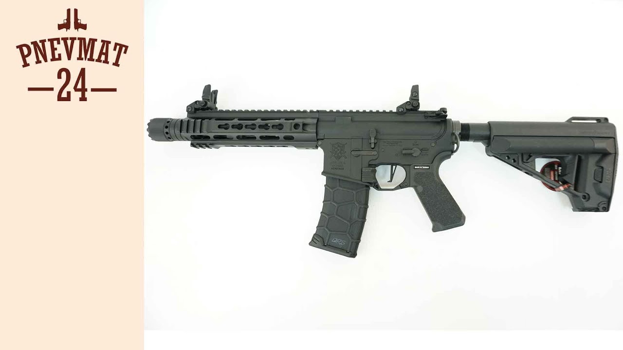 Страйкбольный автомат VFC VR16 Saber CQB MOD1 AEG Black