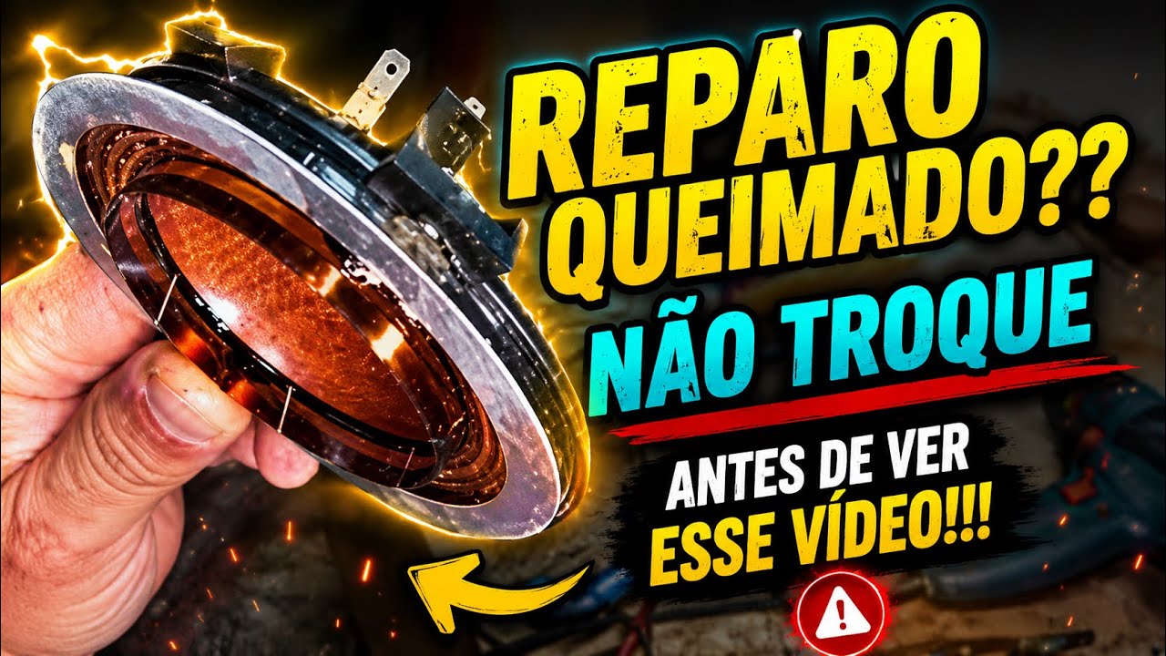COMO CONCERTAR  REPARO CORNETA/MEDIO/GRAVE QUEIMADO ??