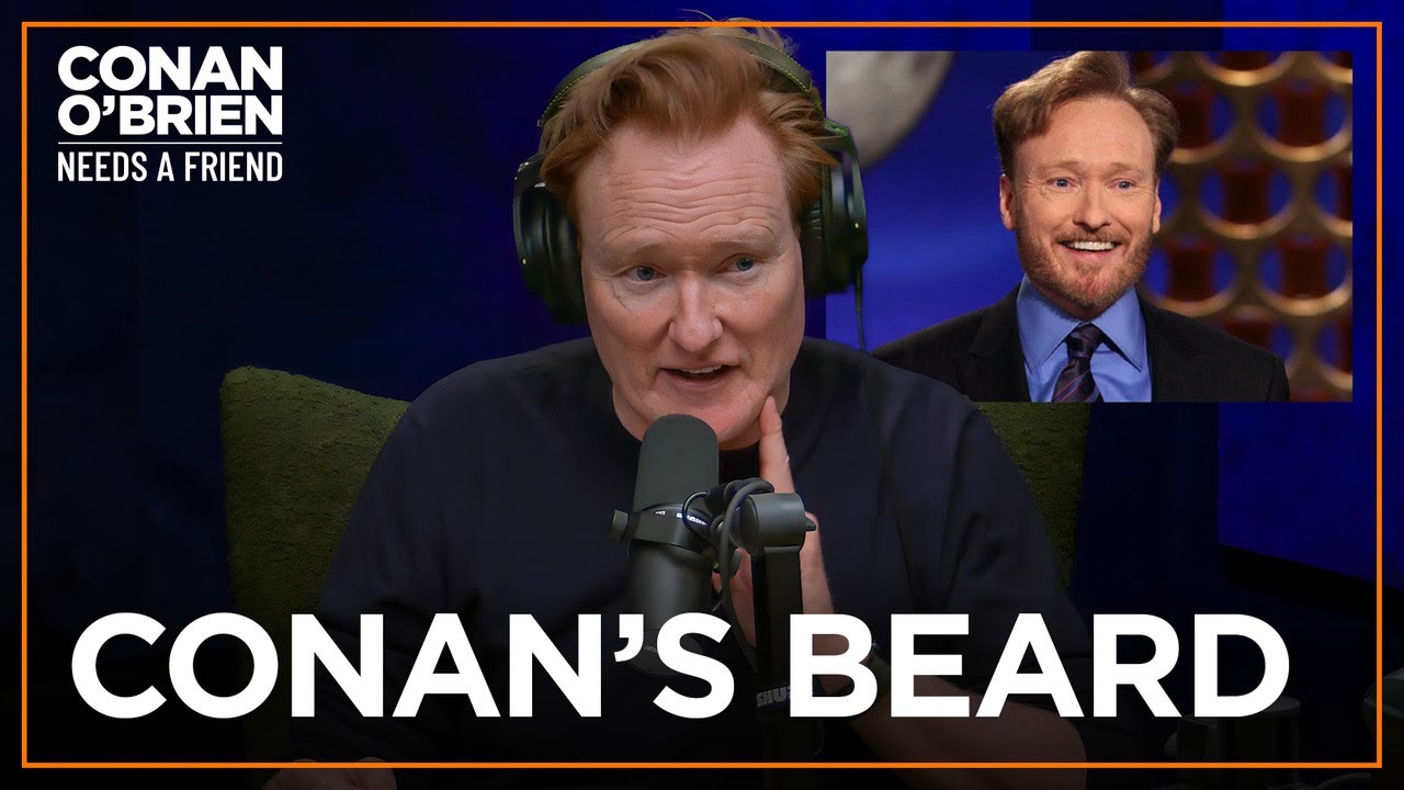 Conan Cut Himself Shaving | Conan O'Brien Needs A Friend