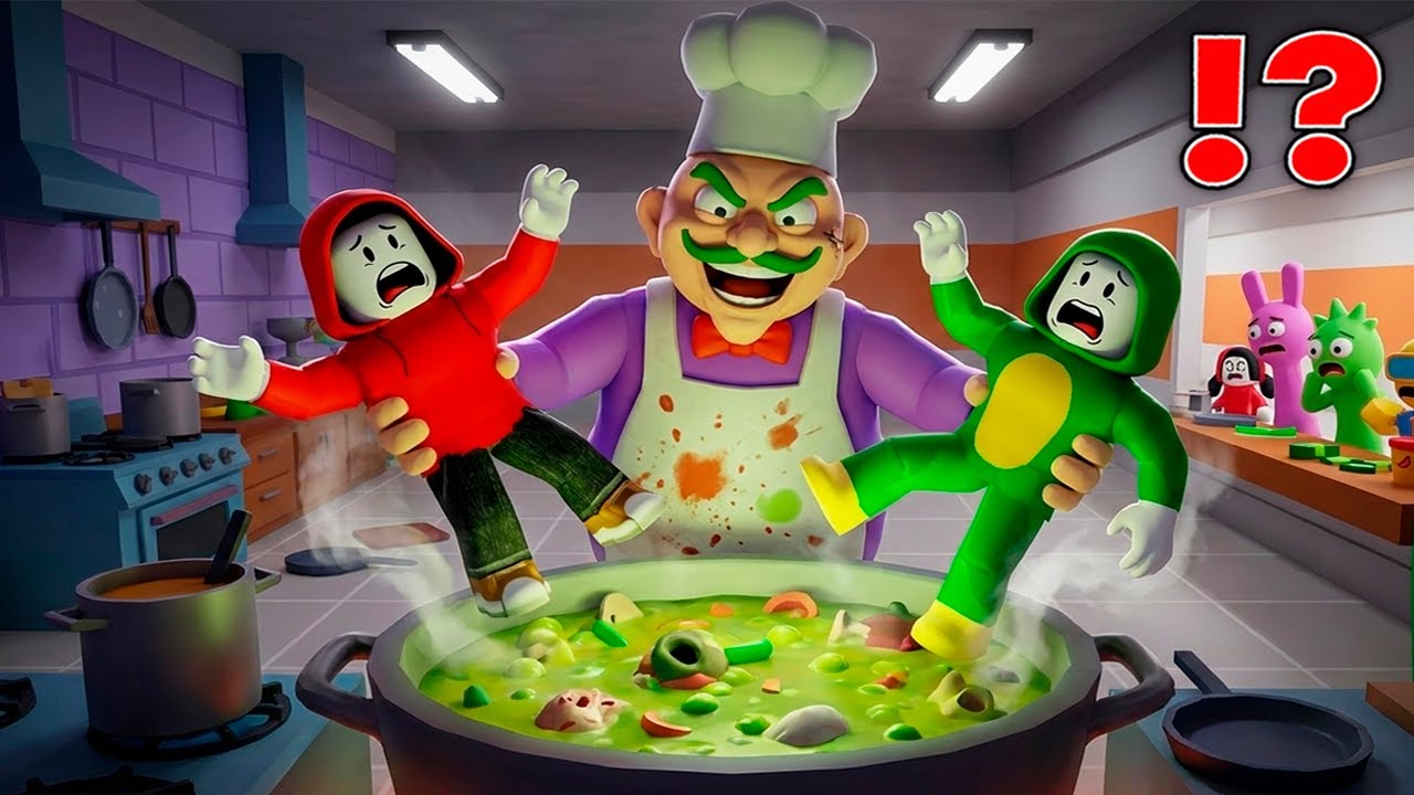 JJ and Mikey ESCAPE CHEF KITCHEN !? (Maizen Roblox)