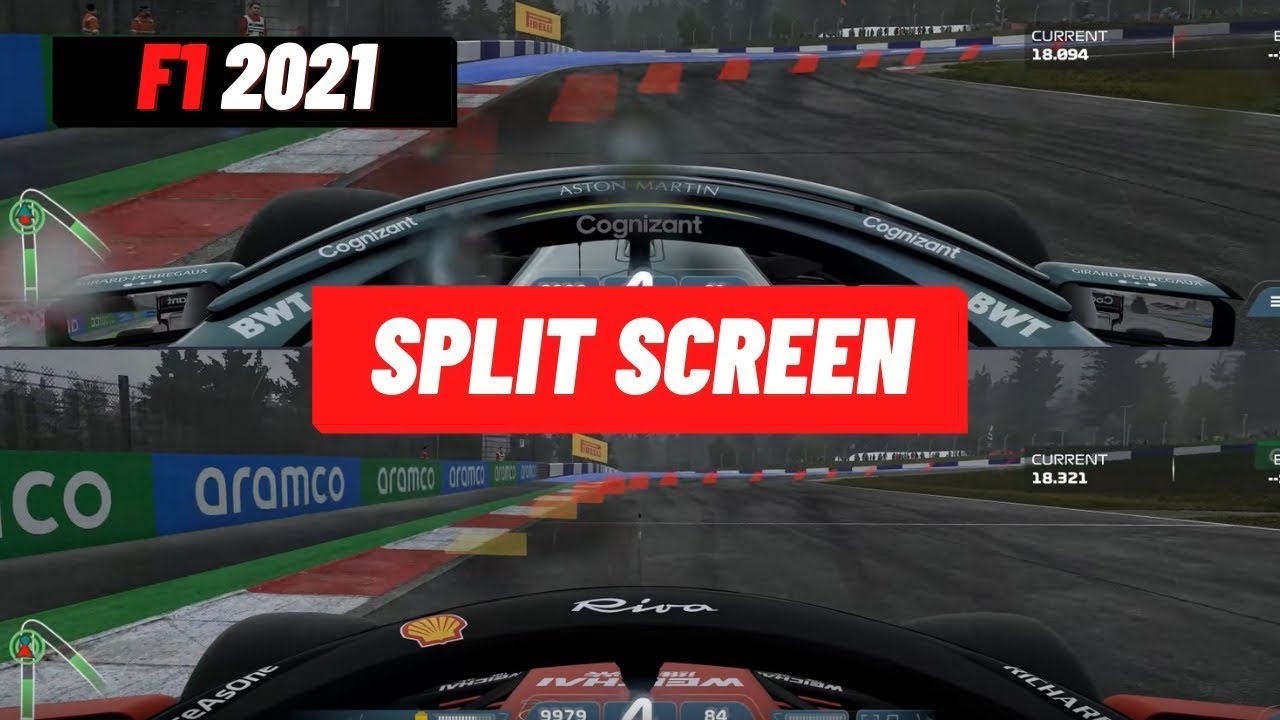 F1 2021 Multiplayer Split Screen in F1 GAME 2021 | NO CAREER MODE