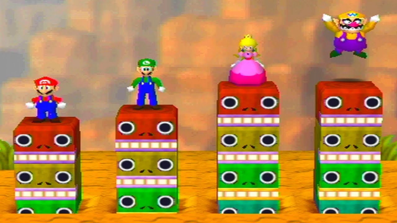 Mario Party 2 - All Free For All Minigames