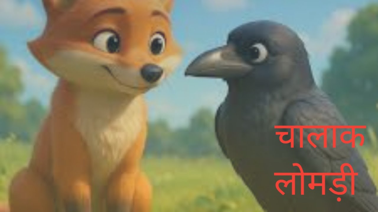  The Fox and Crow  story | चलाक लोमड़ी की  कहानी #कहानी  