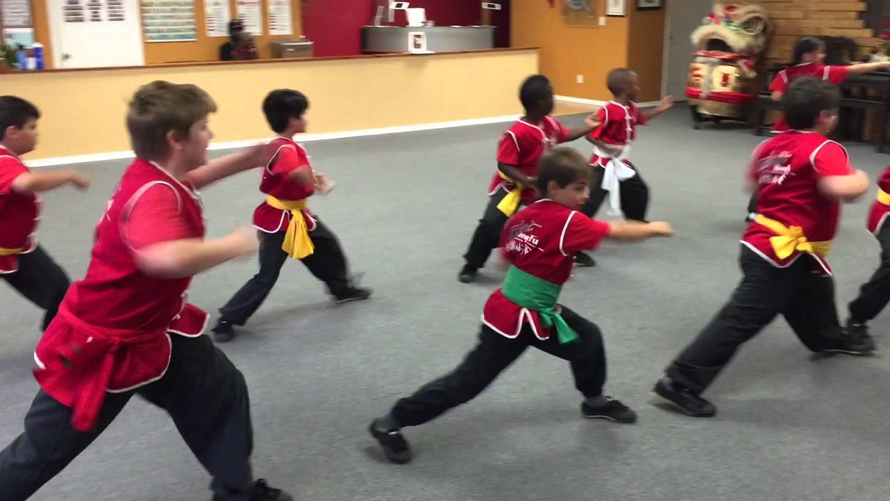 Joe Keit Kung Fu Kids Basic 1, Chris leading...