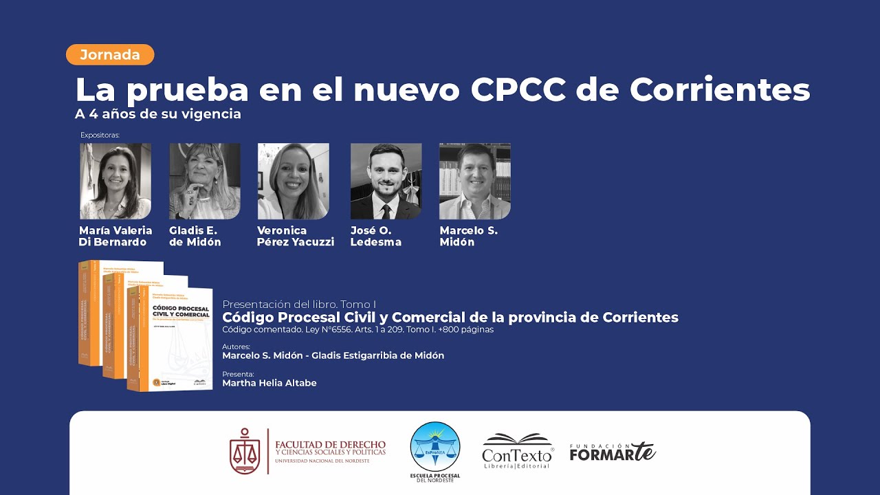 Jornada LA PRUEBA EN EL NUEVO CPCC DE CORRIENTES