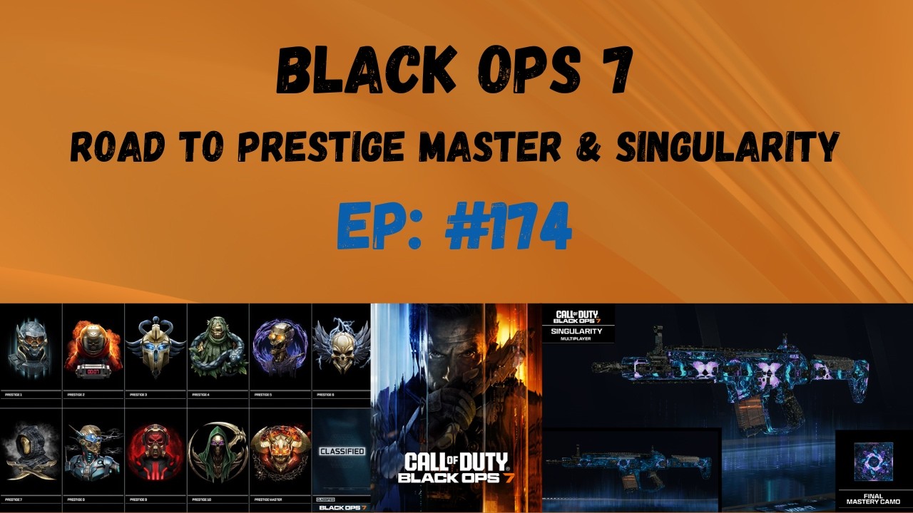 Black Ops 7 Road to Singularity + Prestige Master #174