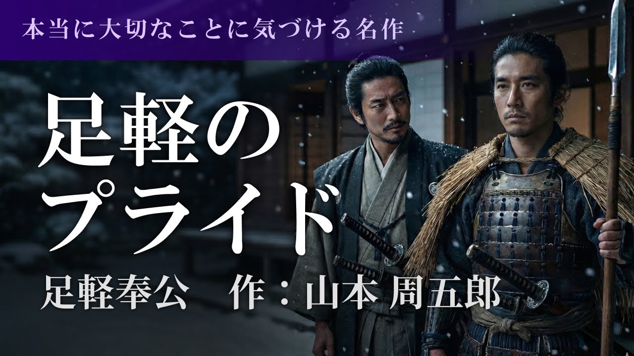 【睡眠用朗読】心に響く名作。山本周五郎『足軽奉公』【名作/聞き流し/教養】