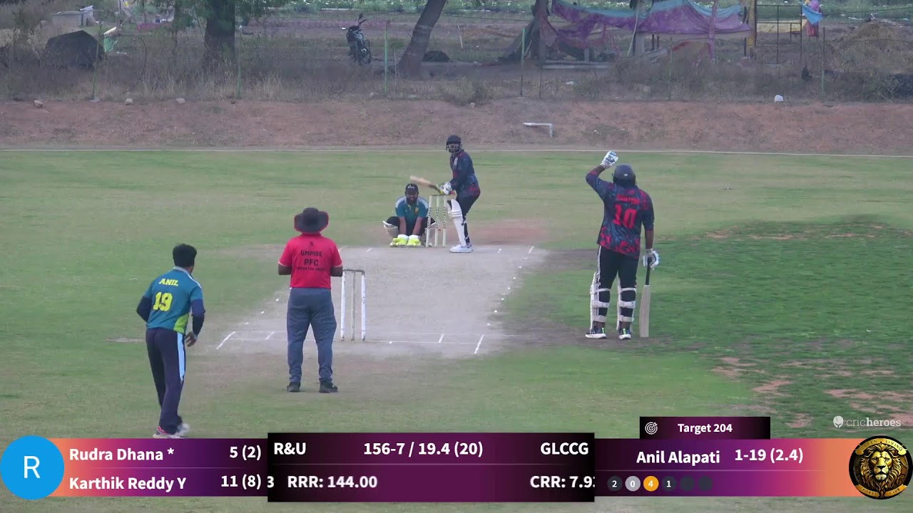 GOSL PRESENTS MANIKONDA PREMIER LEAGUE-2:-RRT & UNITED VS GREEN LIVING CRICKET CLUB(GLCC)