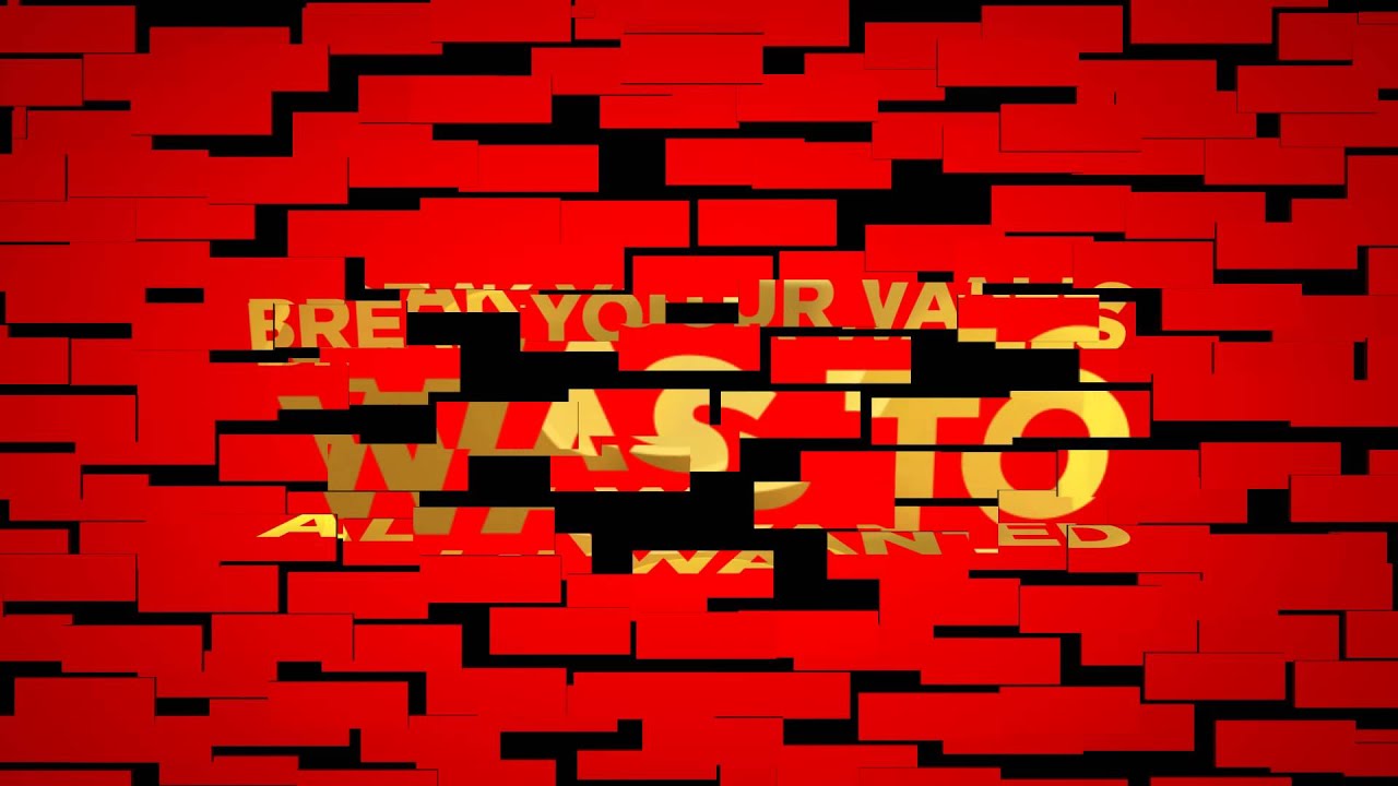 Miley Cyrus - Wrecking Ball (ANIMATED Lyric Video) HD