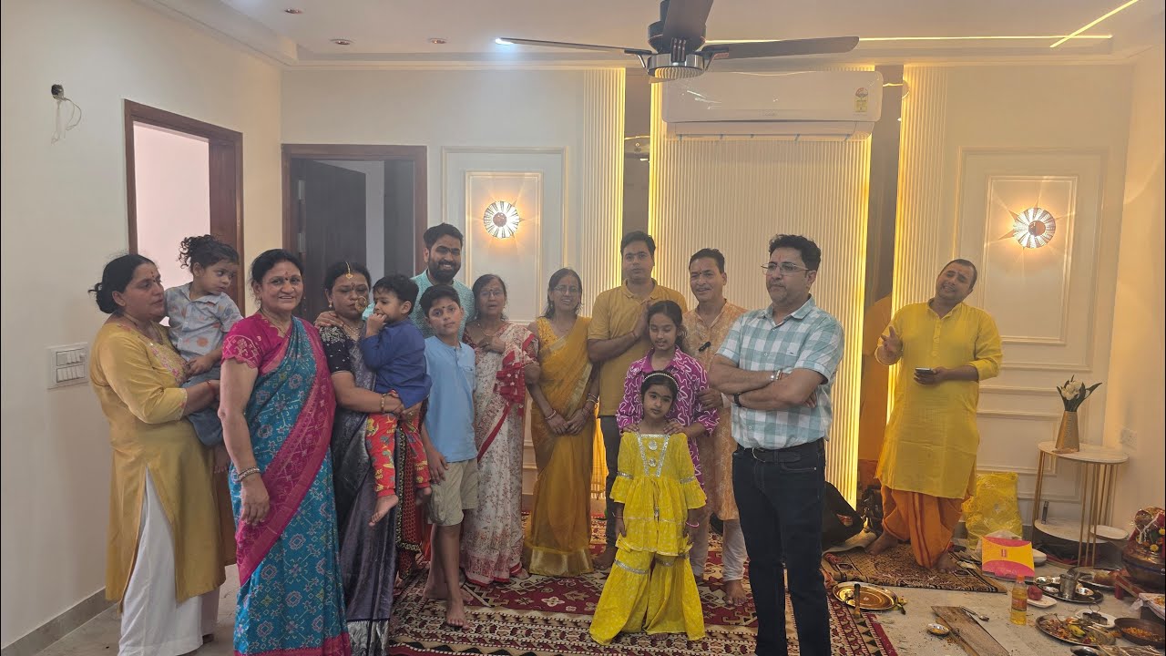 Blessed Start | Daughter & Son-in-Law's House Warming #housewarmingceremony #ghaziabaddiaries