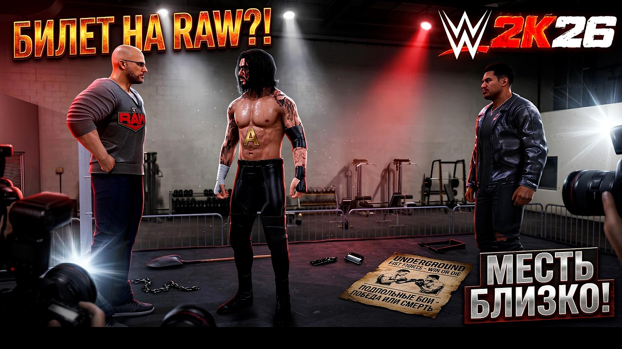 ПОДПОЛЬНЫЕ БОИ [ПРОХОЖДЕНИЕ НА РУССКОМ ЯЗЫКЕ] • WWE 2K26 MyRise [#2]