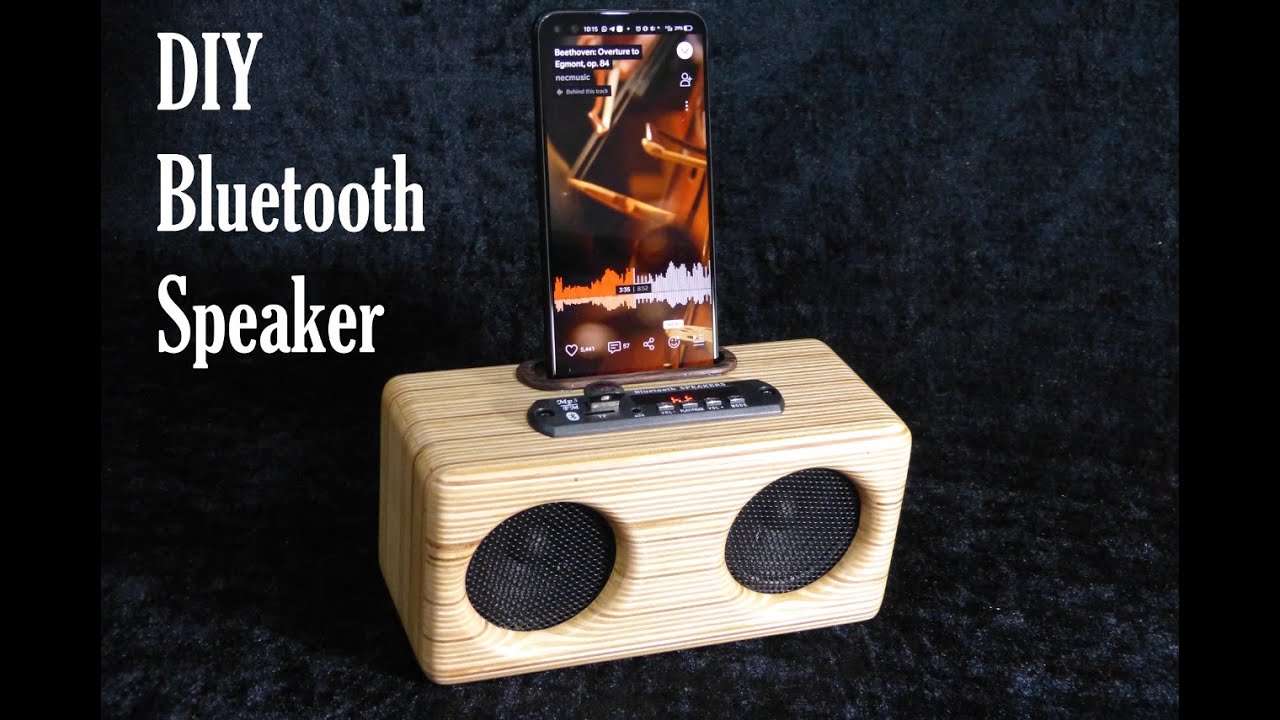 DIY | Wooden Bluetooth Speaker with FM Radio