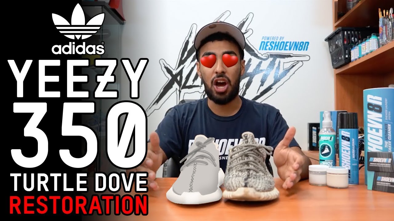 Yeezy 350 Turtle Dove Restoration Tutorial with Vick Almighty
