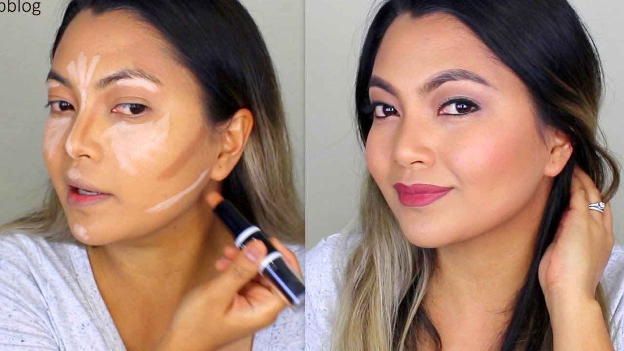 HOW TO use Wet n Wild Contour Stick (TAGALOG Talk-Thru)