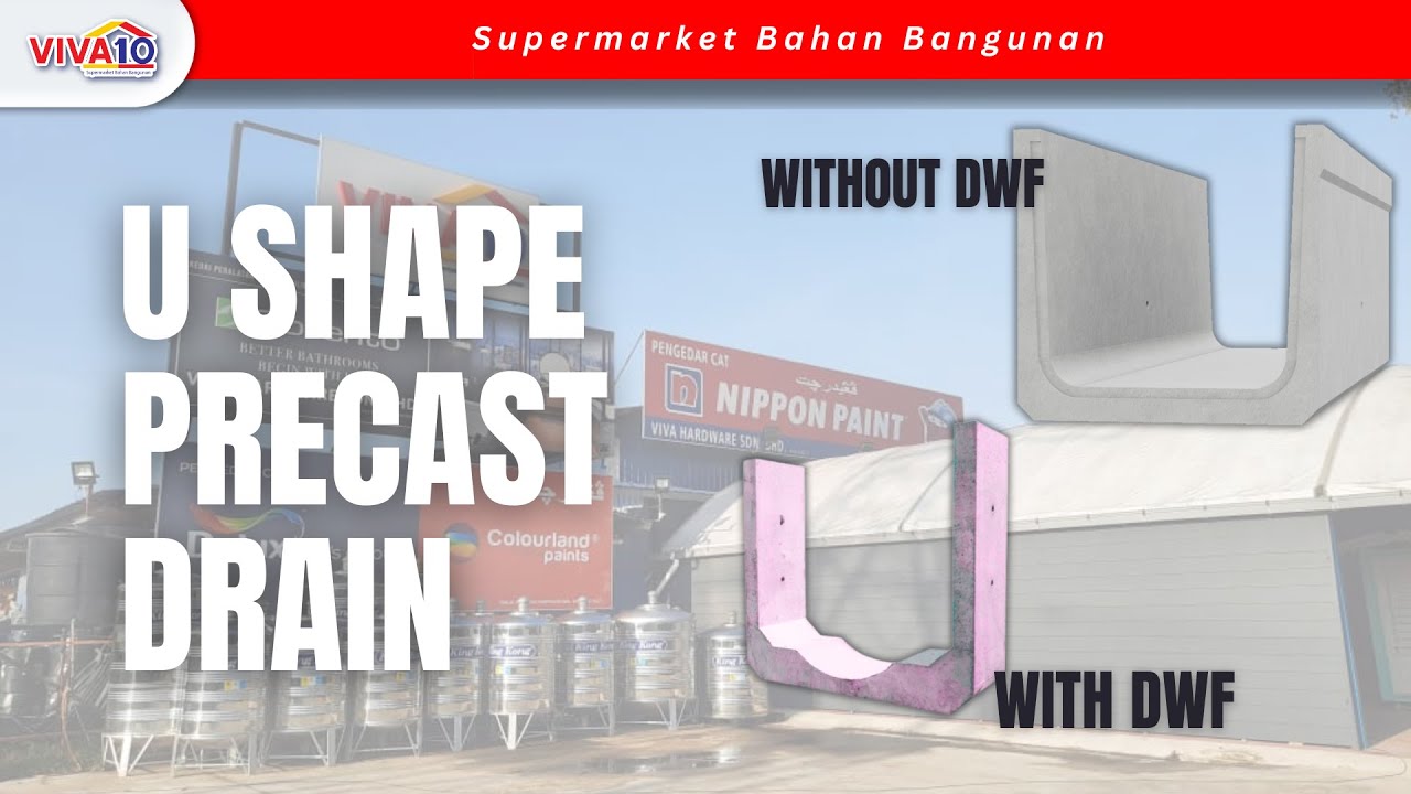 U SHAPE PRECAST DRAIN
