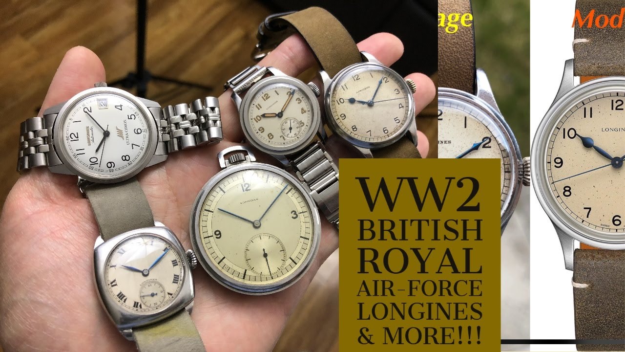 УНИКАЛЬНАЯ КОЛЛЕКЦИЯ ВИНТАЖНЫХ ЧАСОВ LONGINES - КОРПУС CUSION, TRE-TACCHE, ЧАСЫ ВОЕННО-ПИЛОТНОГО ...