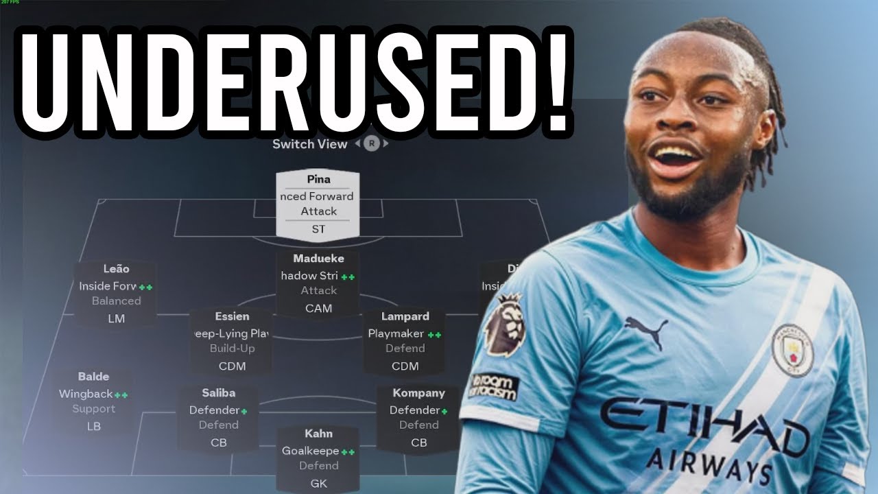 Простейшая тактика 4-2-3-1 (2) для использования в FC26