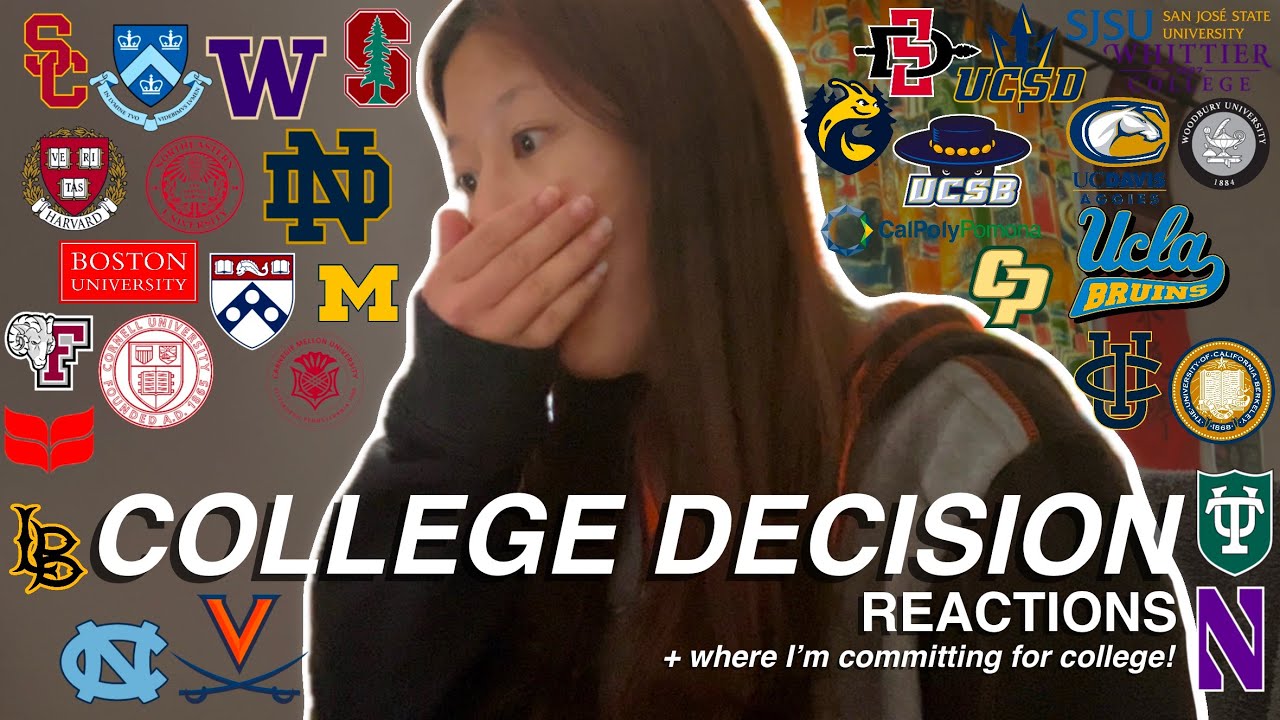 COLLEGE DECISION REACTIONS 2024 | (ivies, t20s, UCs, CSUs, + more!!) 32 schools & realistic results!