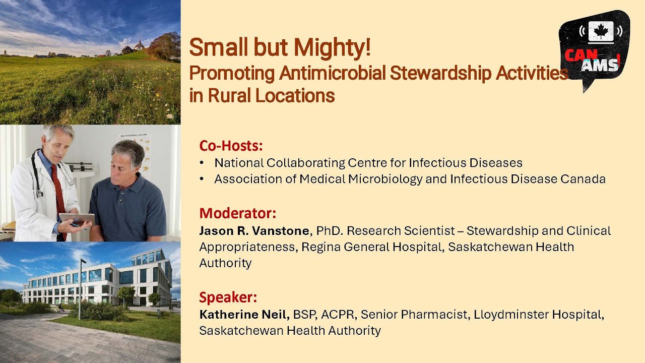 Small but Mighty: Promoting Antimicrobial Stewardship Activities in Rural Locations
