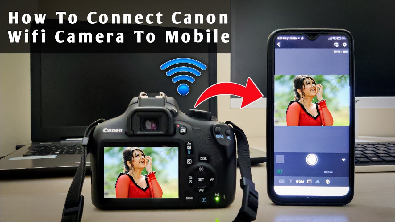 How to connect canon wifi camera to mobile || Canon camera se photo mobile me kaise le Wifi Connect