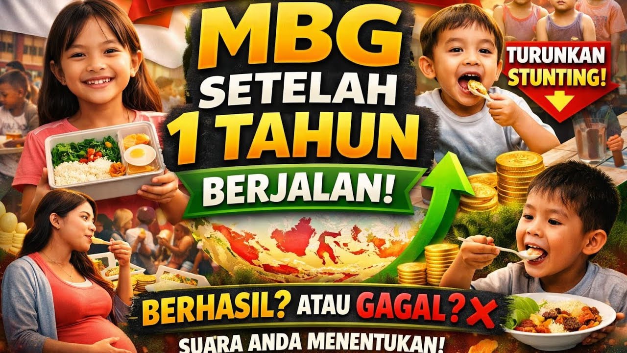 SURVEY NASIONAL 1 Tahun Program MBG Berjalan
