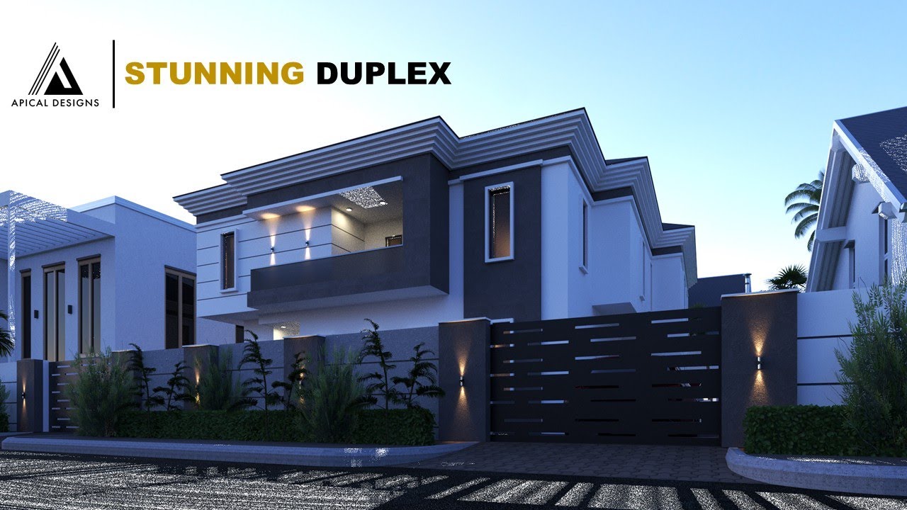Stunning Duplex house: Modern Design in Lagos | Enscape Showcase