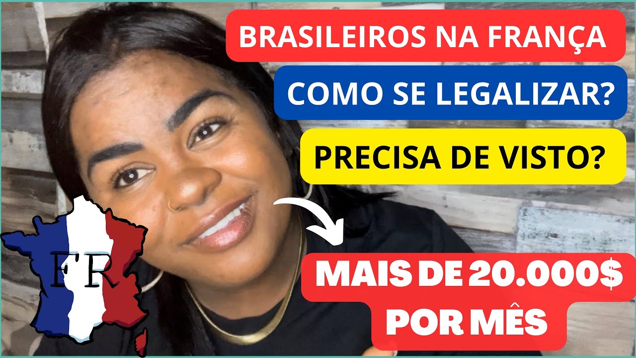 BRASILEIROS NA FRANÇA, COMO VIVER LEGAL ?🇫🇷 (SALÁRIO, VISTO ETC..)